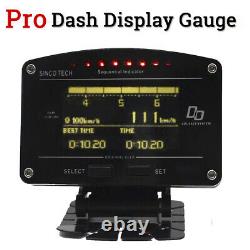 12V Digital Gauge Car Dash Race Rally OBD High Accuracy Wire Sensor 12000RPM