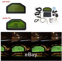 9000rpm LCD Car Dash Race Display Dashboard Gauge Sensor Bluetooth for 12V Car