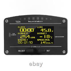 9V-16V OBD2 Gauge DO907OBD Accurate Dash Race Display For Car