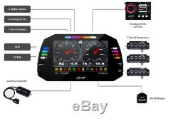 Aim MXG Strada 1.2 Race Icons Car Racing 7 TFT Dash Dash Display CAN Harness