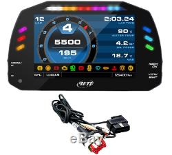 Aim MXS Strada1.2 Car / Motorbike Bike Race Icons TFT Dash Display OBD11 Harness