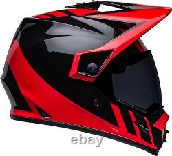 Bell MX-9 Adventure MIPS Dash Gloss Black/Red Helmet Choose Size