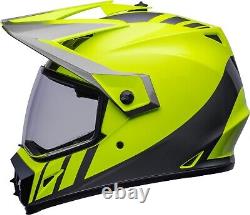 Bell MX-9 Adventure MIPS Dash Hi-Viz YellowithGray Helmet Choose Size