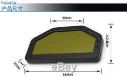 Car Dash Race Display Gauge SENSOR Dashboard LCD Screen 9000rpm Rally Gauge & &