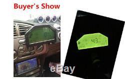 Car Dash Race Display Gauge SENSOR Dashboard LCD Screen 9000rpm Rally Gauge &