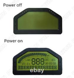 Car Dash Race Display OBD2 Bluetooth Dashboard Backlit LCD Screen Digital Gauge