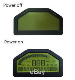 Car Dash Race Display OBD2 Bluetooth, Dashboard LCD Screen Digital Rally Gauge