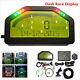 Car Dashboard Lcd Screen Rally Gauge Dash Race Display Bluetooth Sensor Full Set