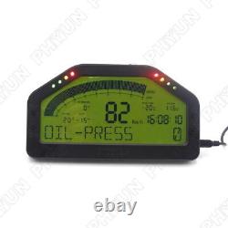 Car Race Dash Digital LCD Display Gauge Meter Full Sensor Set 9000RPM Bluetooth