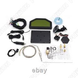 Car Race Dash Digital LCD Display Gauge Meter Full Sensor Set 9000RPM Bluetooth