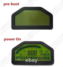 Car Race Dash Digital LCD Display Gauge Meter Full Sensor Set 9000RPM Bluetooth