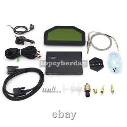Car Race Dash Full Sensor Dashboard LCD Rally Gauge Kit 10-16V DO908 #A1