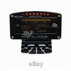 DO907 Rally Car Race Dash Dashboard Digital Display Gauge Meter Full Sensor Kit