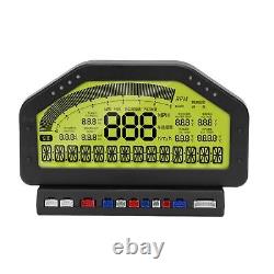 Dash Racing Display Low Power Consumption Plastic Dashboard LCD Gauge For Car