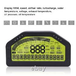 Dash Racing Display Low Power Consumption Plastic Dashboard LCD Gauge For Car