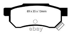 EBC B11 Brake Kit Rear Pads Discs for Honda Civic 5 (MB)