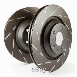 EBC Brake Discs Black Dash Front For VW Transporter T5 T6 USR1329