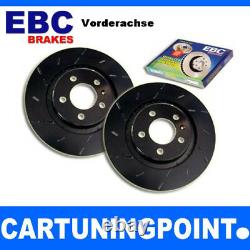 EBC Brake Discs USR1942 Black Dash Disc Front Axle ABE