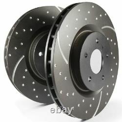 EBC Rear Turbo Groove / GD Sport Rotors Brake Discs (Pair) GD1593