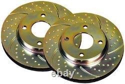 EBC TURBO GROOVE FRONT DISCS GD1089 274mm FRONT TOYOTA Celica