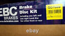 EBC TURBO GROOVE FRONT DISCS GD1089 274mm FRONT TOYOTA Celica