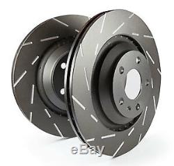 EBC Ultimax Front Vented Brake Discs Fiat 695 1.4 Turbo Abarth 180 BHP 2012 on