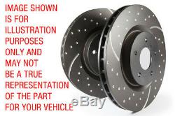 Ebc Turbo Groove Brake Discs Rear Gd1572 To Fit A4/s4 (b8)