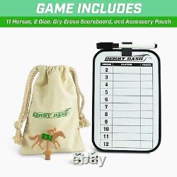 GoSports Derby Dash Horse Race Game Set Dice Horse Racing Game