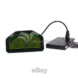 HOT DO908 Car Race Dash Full Sensor Dashboard LCD Rally Gauge KIT Top-SZ