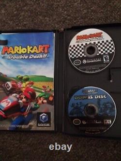 Mario Kart Double Dash Nintendo Gamecube Game NTSC USA Bonus Disc Version Rare