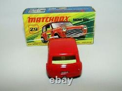 Matchbox Superfast No 29 Racing Mini Very Rare Dot-Dash Wheels VNMIB