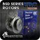 New Ebc Bsd Front Discs Pair Track / Race Braking Pads Oe Quality Bsd1012