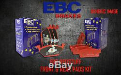New Ebc Redstuff Front And Rear Brake Pads Kit Performance Pads Padkit1679