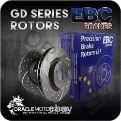 New Ebc Turbo Groove Front Discs Pair Performance Discs Oe Quality Gd129
