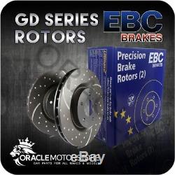 New Ebc Turbo Groove Front Discs Pair Performance Discs Oe Quality Gd956