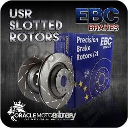 New Ebc Usr Slotted Front Discs Pair Performance Discs Oe Quality Usr1291