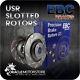 New Ebc Usr Slotted Front Discs Pair Performance Discs Oe Quality Usr1402