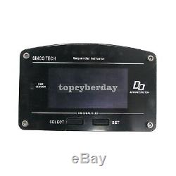 Rally Car Race Dash Dashboard Digital Display Gauge Meter Full Sensor Kit 9-16V
