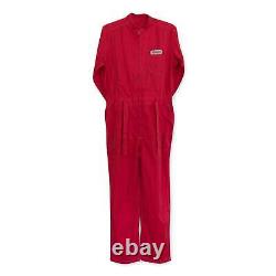 Retro JDM Japan Nisseki Dash Racer 100 Mechanic Coveralls Tsunagi Red