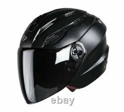 SBA-6 Ela Dashing Black Open Face Helmet
