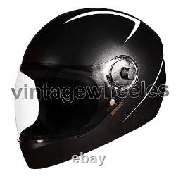 SBH-21 Wiz Reflective Dashing Black Full Face With Clear Visor Helmet