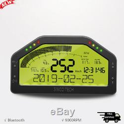 SINCOTECH DO903 Race Dash Display OBD2 Bluetooth Dashboard LCD 9000RPM for Car
