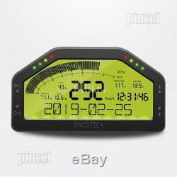 SINCOTECH DO903 Race Dash Display OBD2 Bluetooth Dashboard LCD 9000RPM for Car