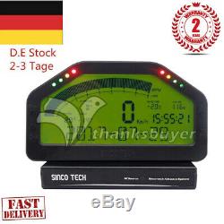 SINCOTECH DO904 Car Race Dash Bluetooth Full Sensor Dashboard LCD Rally Gauge EU