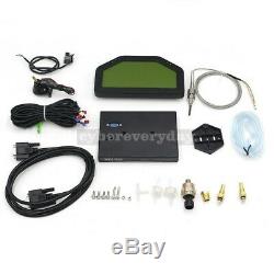 SINCOTECH DO908 Car Race Dash Full Sensor Dashboard LCD Rally Gauge USA Shipping