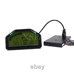 SINCOTECH DO908 Car Race Dash Full Sensor Dashboard LCD Rally Gauge X- #A1