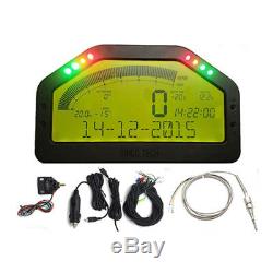 Universal Car Dashboard LCD Rally Gauge Dash Race Display Bluetooth Sensor Kit