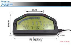 Universal Car SUV Dash Race Display Bluetooth Dashboard LCD Screen Digital Gauge