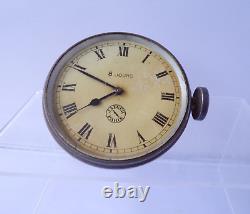 Vintage JAEGER Paris 8 Day Jours Car Dash Board Clock with Bracket, Classic