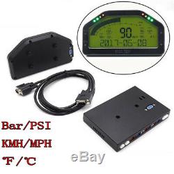 12v Universal Multifonctions Voiture De Course Dash Dashboard LCD Rallye G6c3